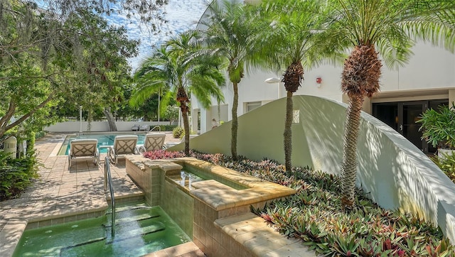 401 S Palm Ave Unit 801, Sarasota, FL 34236 - view of pool with a patio