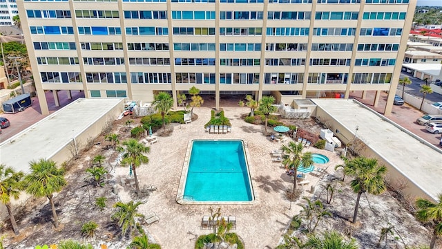 pool featuring a patio