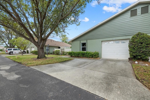 view of front of property with stucco siding