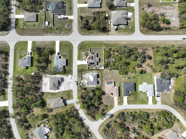 bird's eye view featuring a residential view