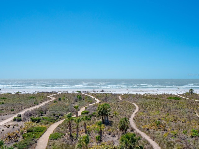 534 Beach Rd, Sarasota, FL 34242 - bird's eye view with a water view