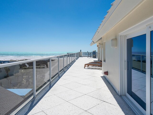 534 Beach Rd, Sarasota, FL 34242 - balcony with a water view and a beach view