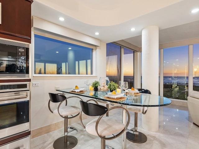 534 Beach Rd, Sarasota, FL 34242 - dining space with recessed lighting