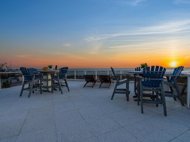 534 Beach Rd, Sarasota, FL 34242 - view of patio featuring a water view