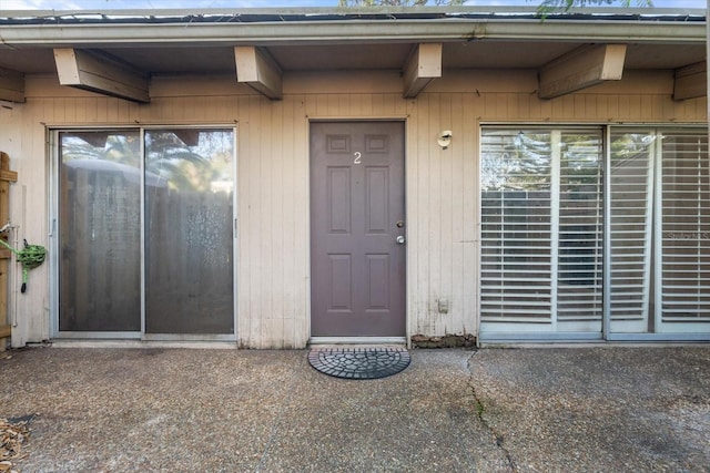 view of property entrance