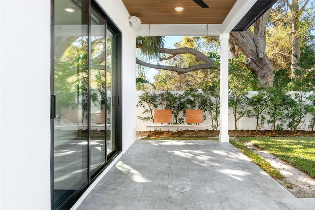 view of patio / terrace