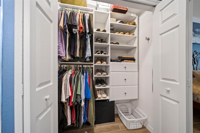 view of closet