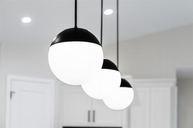 interior details featuring recessed lighting