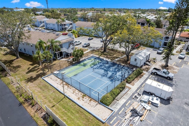 bird's eye view featuring a residential view