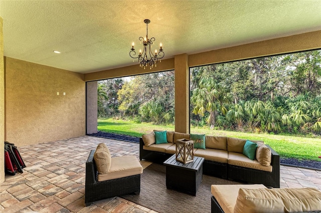 view of patio / terrace with outdoor lounge area