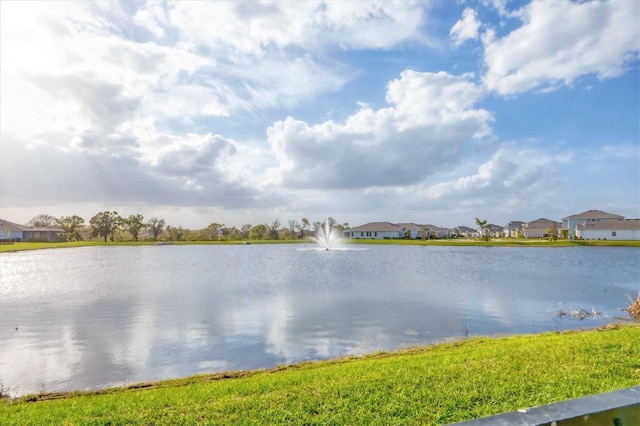 water view with a residential view