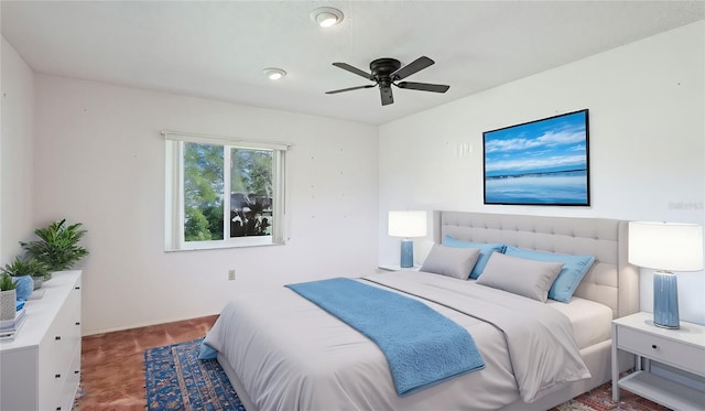 bedroom featuring baseboards