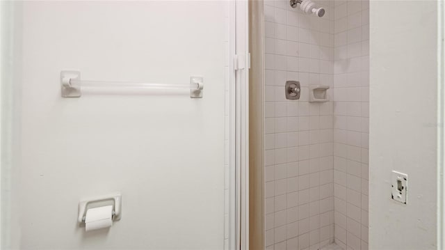 full bathroom with a shower stall