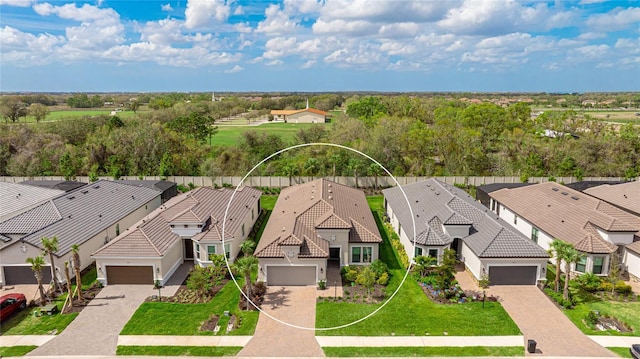 drone / aerial view featuring a residential view