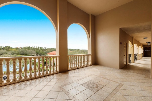 view of patio / terrace featuring a balcony