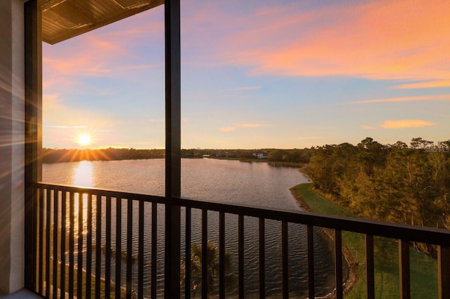 property view of water