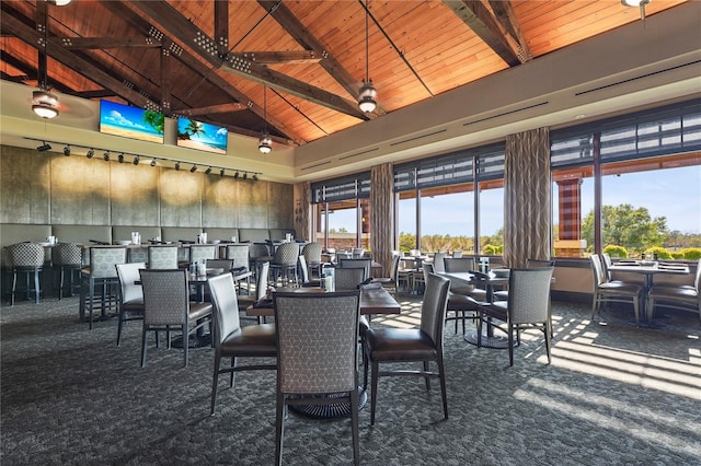 view of patio with outdoor dining space