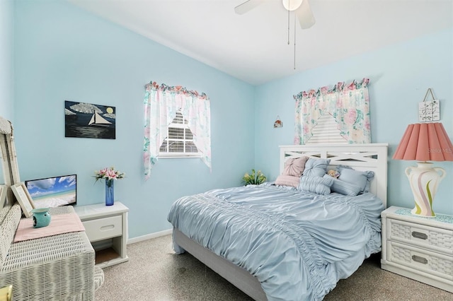 2564 Wood St, Sarasota, FL 34237 - bedroom featuring carpet flooring, ceiling fan, and baseboards