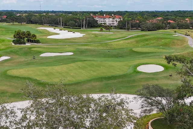 view of home's community with golf course view