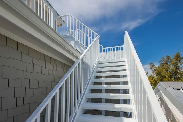 view of stairway