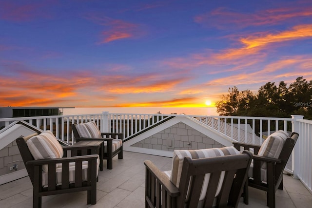 view of patio / terrace featuring an outdoor hangout area