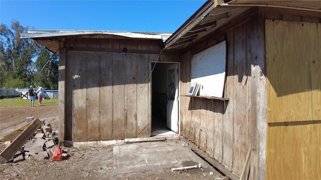 view of outbuilding