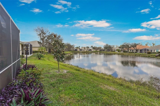 water view with a residential view