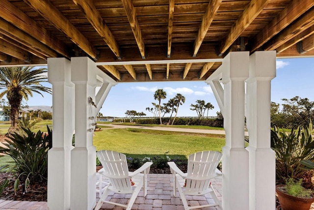 view of patio