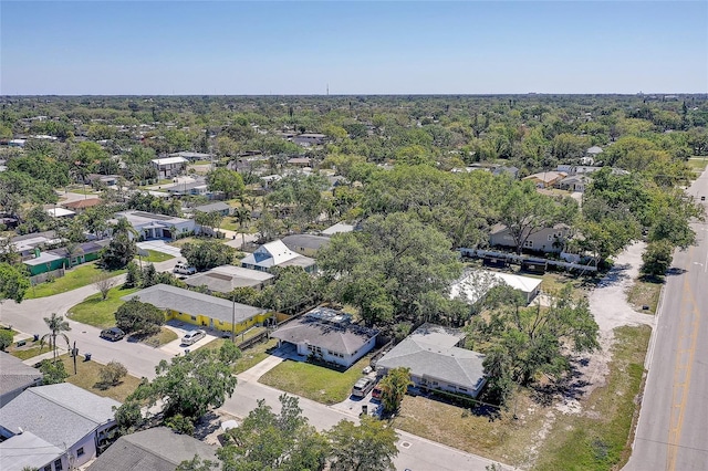 aerial view featuring a residential view