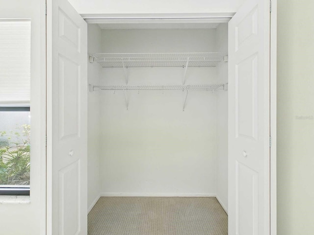 view of closet