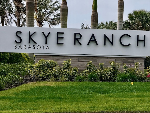 10179 Milky Way Cir, Sarasota, FL 34241 - community sign with a yard