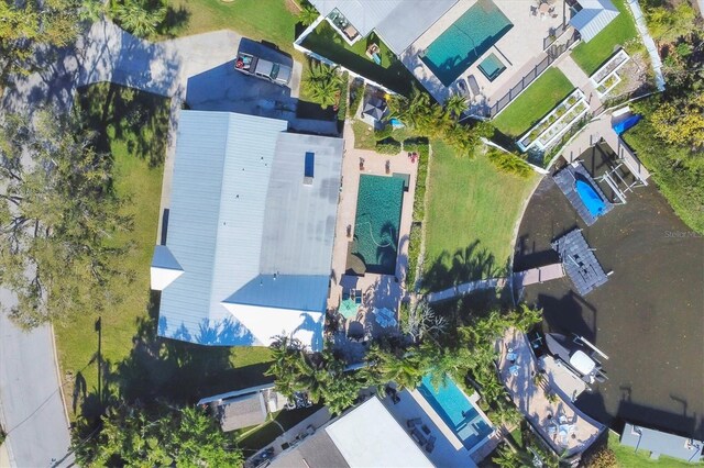 115 65th Street Ct NW, Bradenton, FL 34209 - aerial view of property and surrounding area with a pool area