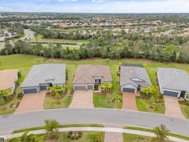 birds eye view of property featuring a residential view