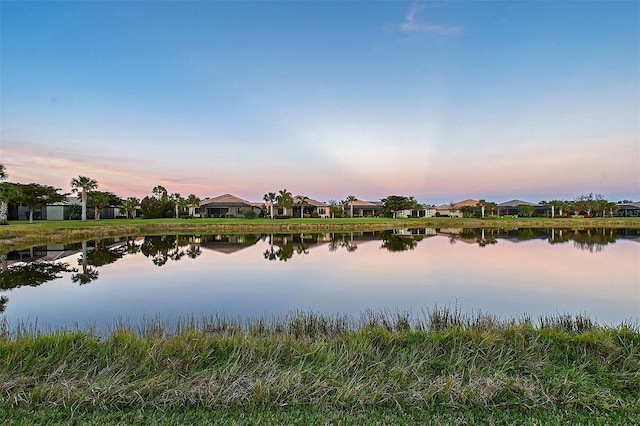 property view of water