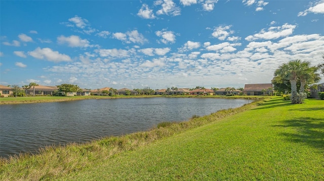 view of water feature featuring a residential view