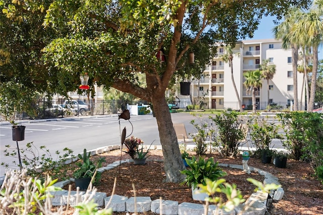 exterior space featuring fence