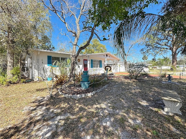 view of back of property