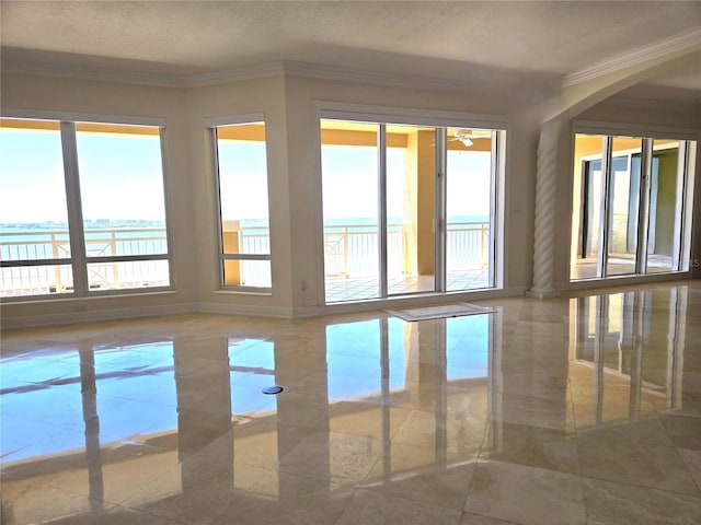 35 Watergate Dr Unit 1103, Sarasota, FL 34236 - view of pool featuring arched walkways and a water view