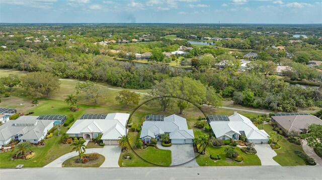 birds eye view of property featuring a residential view