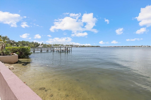 1364 Point Crisp Rd, Sarasota, FL 34242 - property view of water with a boat dock