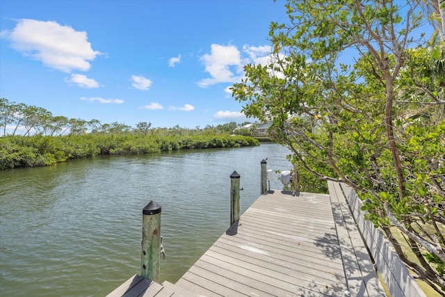 1364 Point Crisp Rd, Sarasota, FL 34242 - dock area with a water view