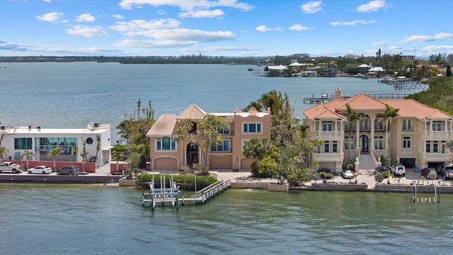 1364 Point Crisp Rd, Sarasota, FL 34242 - property view of water with a boat dock