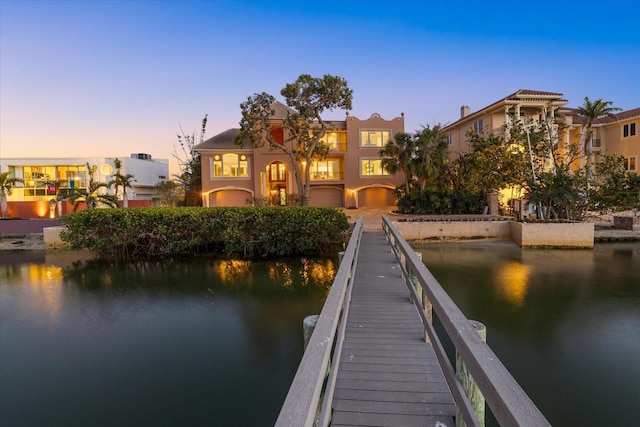 1364 Point Crisp Rd, Sarasota, FL 34242 - dock area featuring a water view