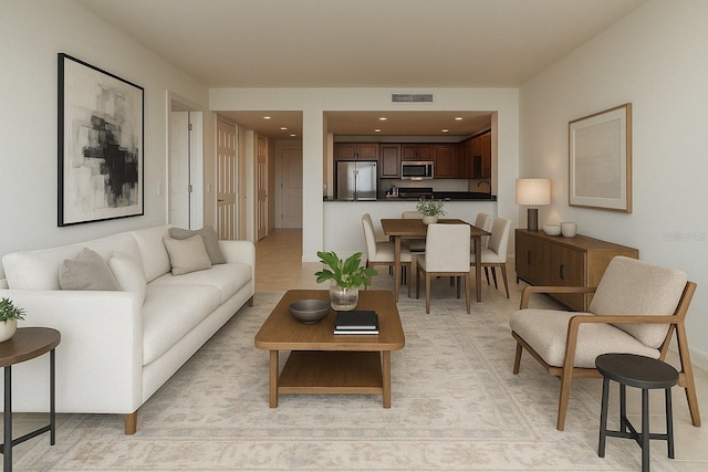 1771 Ringling Blvd Unit 902, Sarasota, FL 34236 - living room featuring recessed lighting