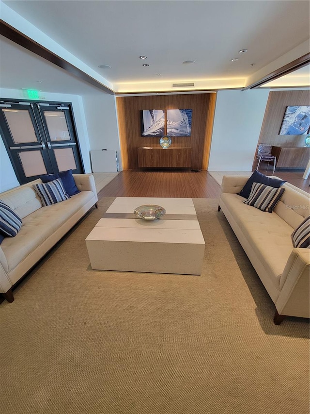 1771 Ringling Blvd Unit 902, Sarasota, FL 34236 - living room with wood finished floors