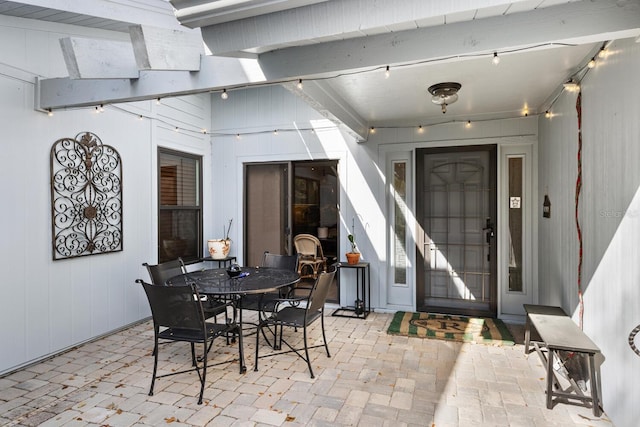 view of patio / terrace featuring outdoor dining space