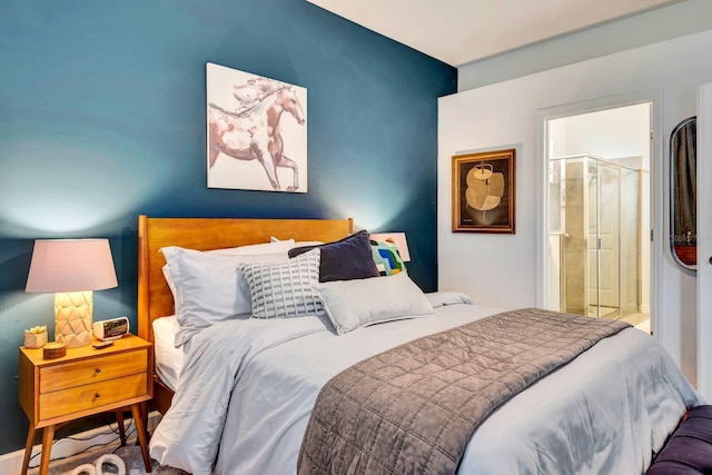 bedroom featuring ensuite bathroom