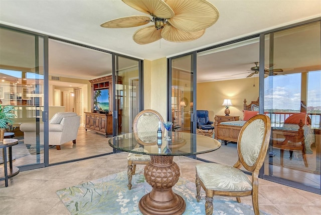 8779 Midnight Pass Rd Unit 406H, Sarasota, FL 34242 - sunroom featuring french doors