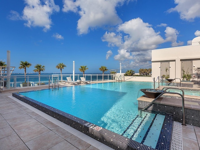 pool featuring a patio