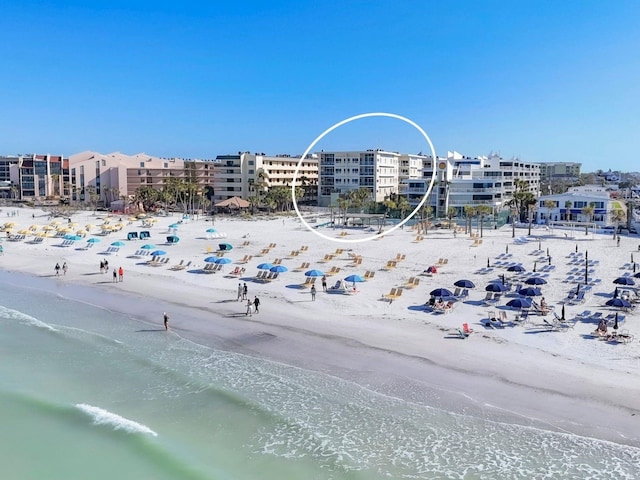 6512 Midnight Pass Rd Unit 504, Sarasota, FL 34242 - drone / aerial view of unending shoreline